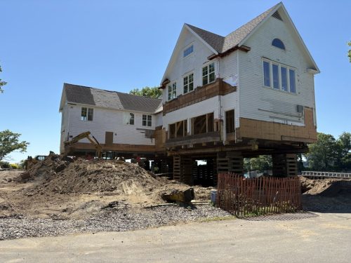 LargeHouse Lifted in Darien CT